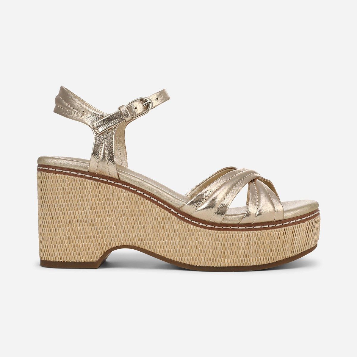 gold dress sandals wide width for Women Product Description