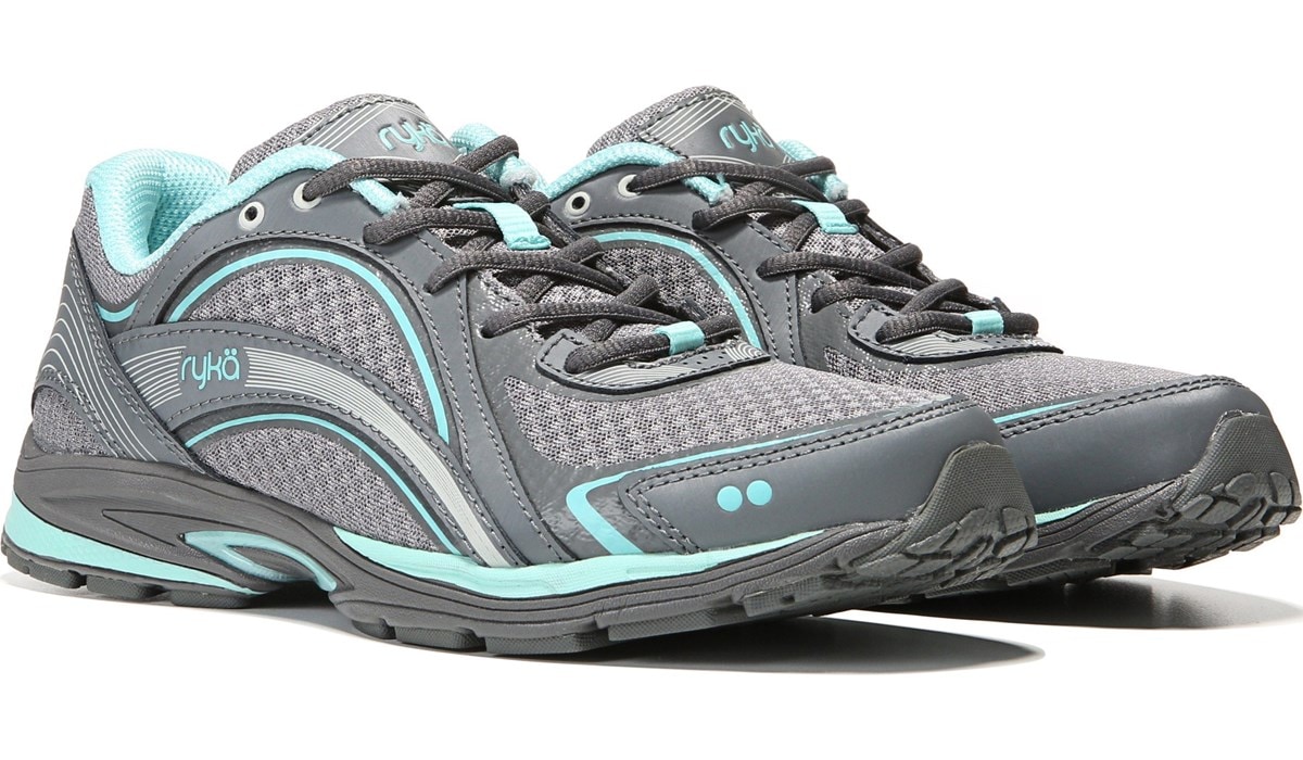 Ryka Ryka Skywalk Sneaker in Grey/Aqua 