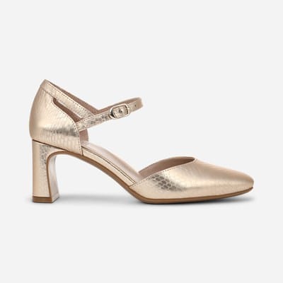 fairy tale characters dress up Floral Erica Women's Wide Width Low Heel Dress Shoes Gold / 6.5 E main image 0