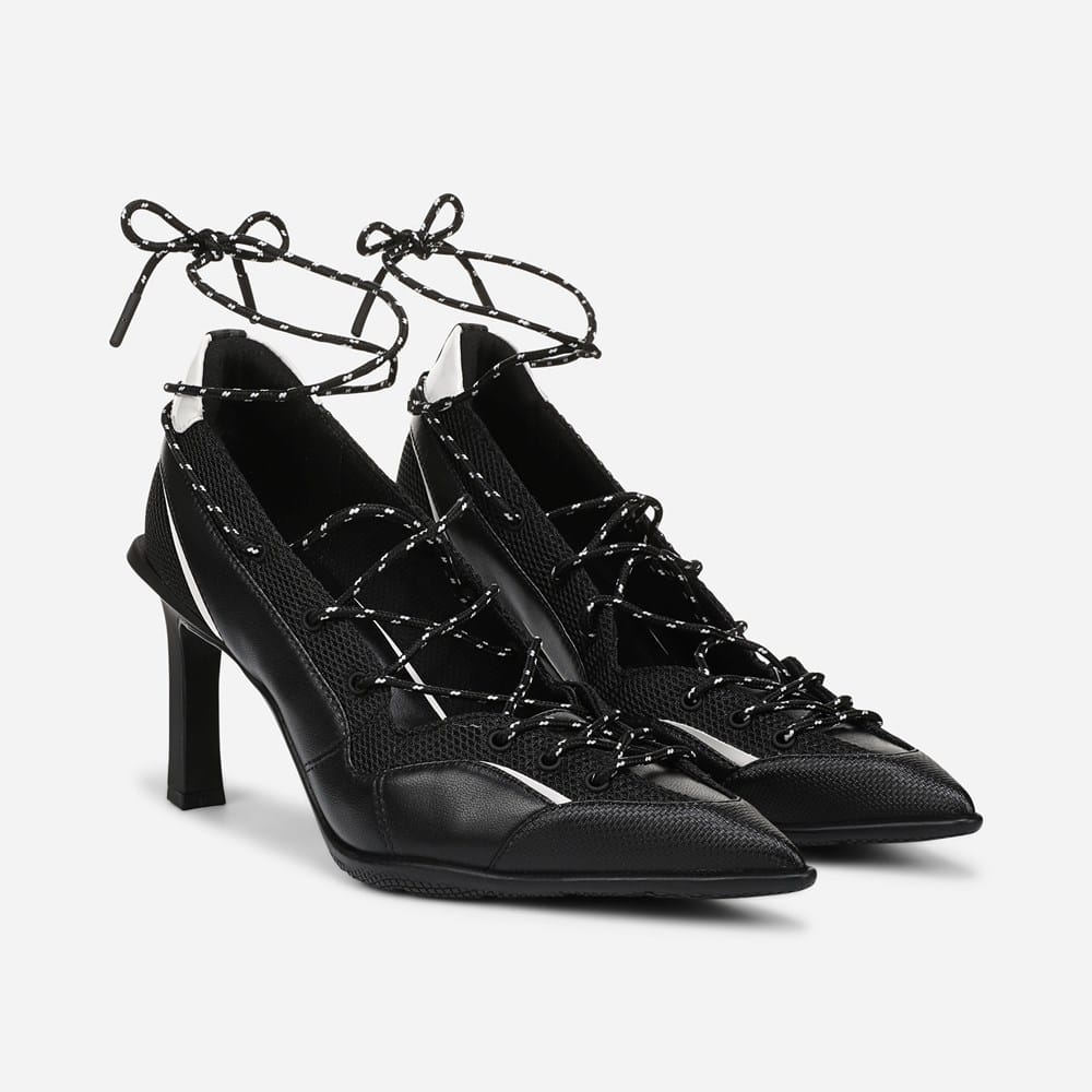 Naturalizer Women's x June Ambrose Zyra Pointed Toe Sneaker Pump - Black - Pumps - 9
