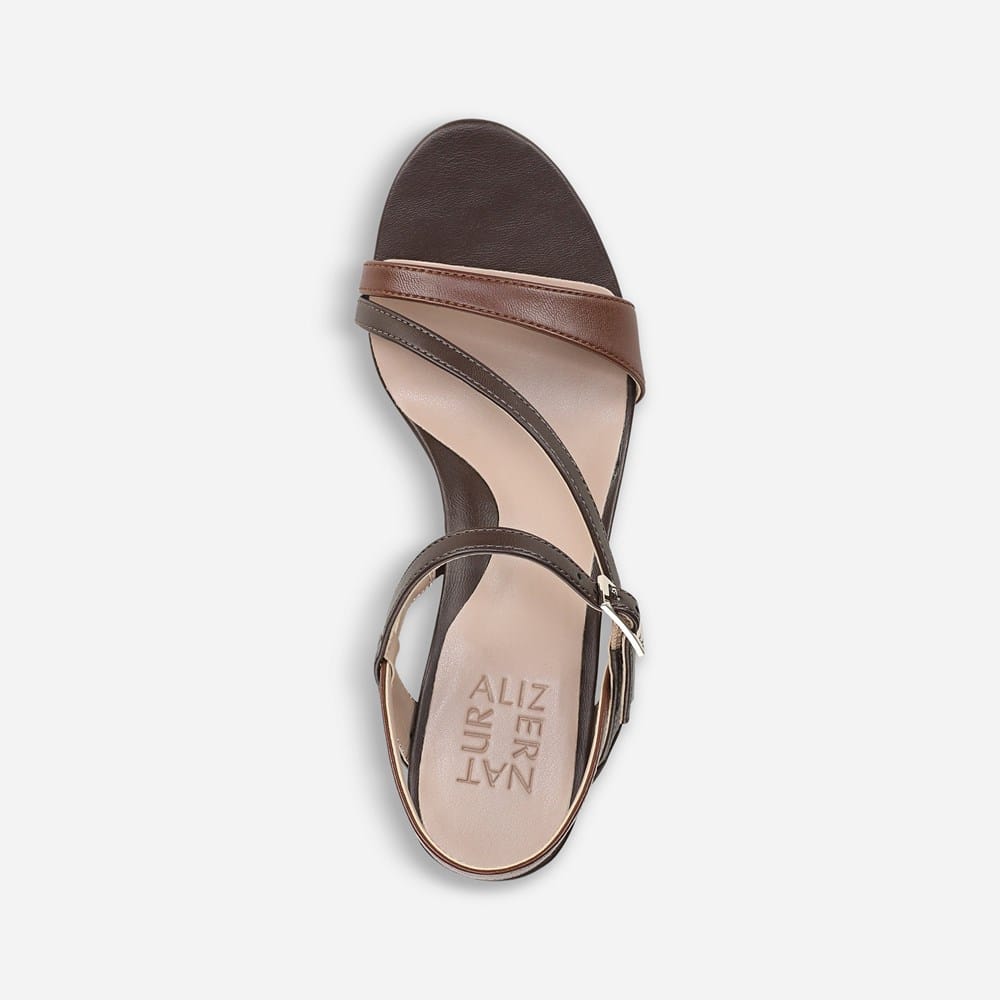 womens brown dress sandals Ashley Kahen Orchid Sandal | Women's | Tan | Size 4