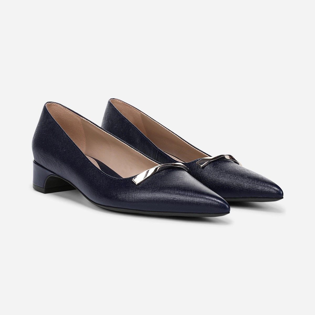 navy blue low heel dress shoes Nina Sofie Women's New : 8.5 M When comfort and polish come together SAS Shoes Women's Lucia -