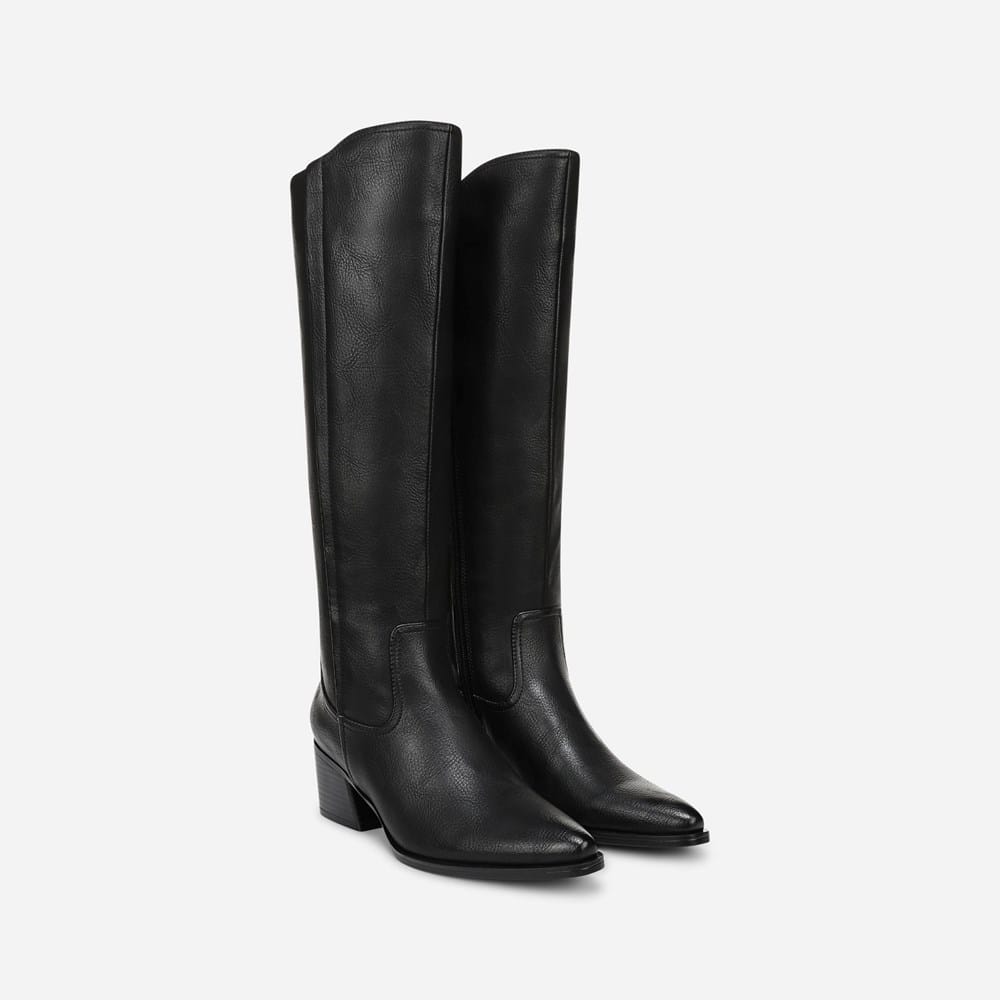 Golden Wide Calf Knee High Boot