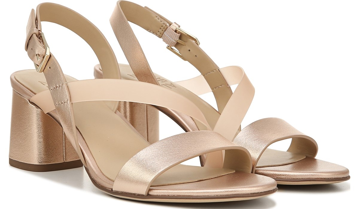 naturalizer gold sandals