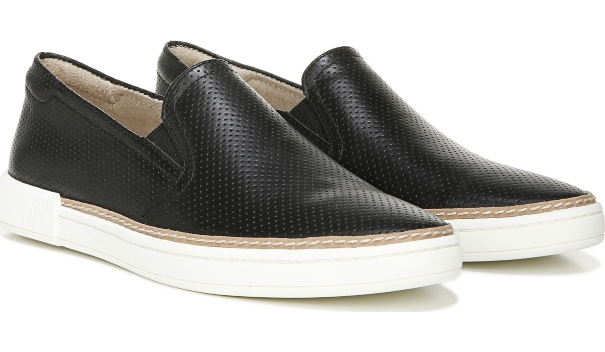 naturalizer black slip on sneakers