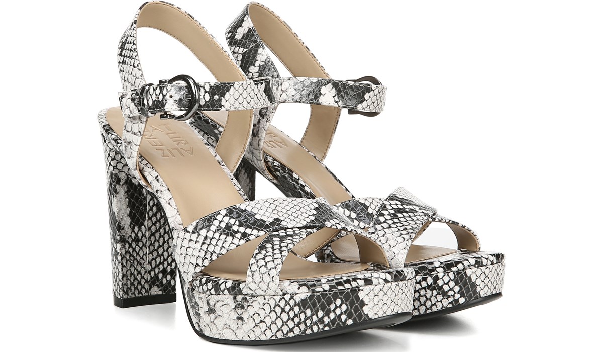mia snakeskin sandals