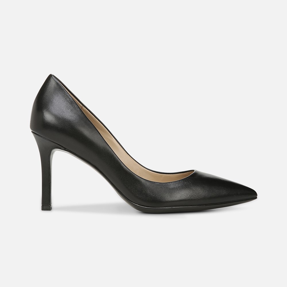 Pointed-toe Pumps - Black - Ladies