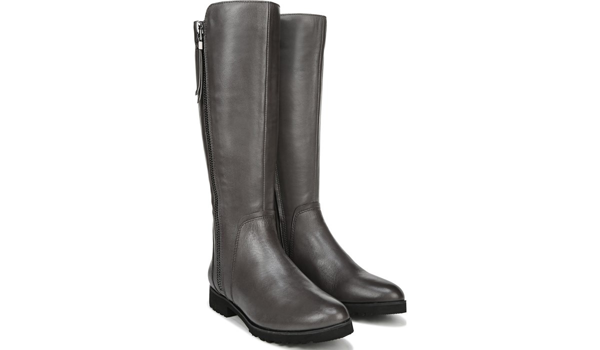 dark leather boots