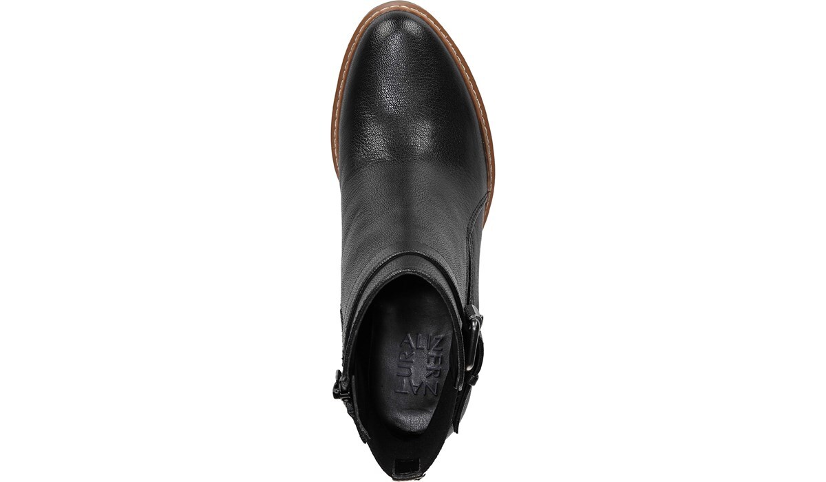 naturalizer cora leather booties