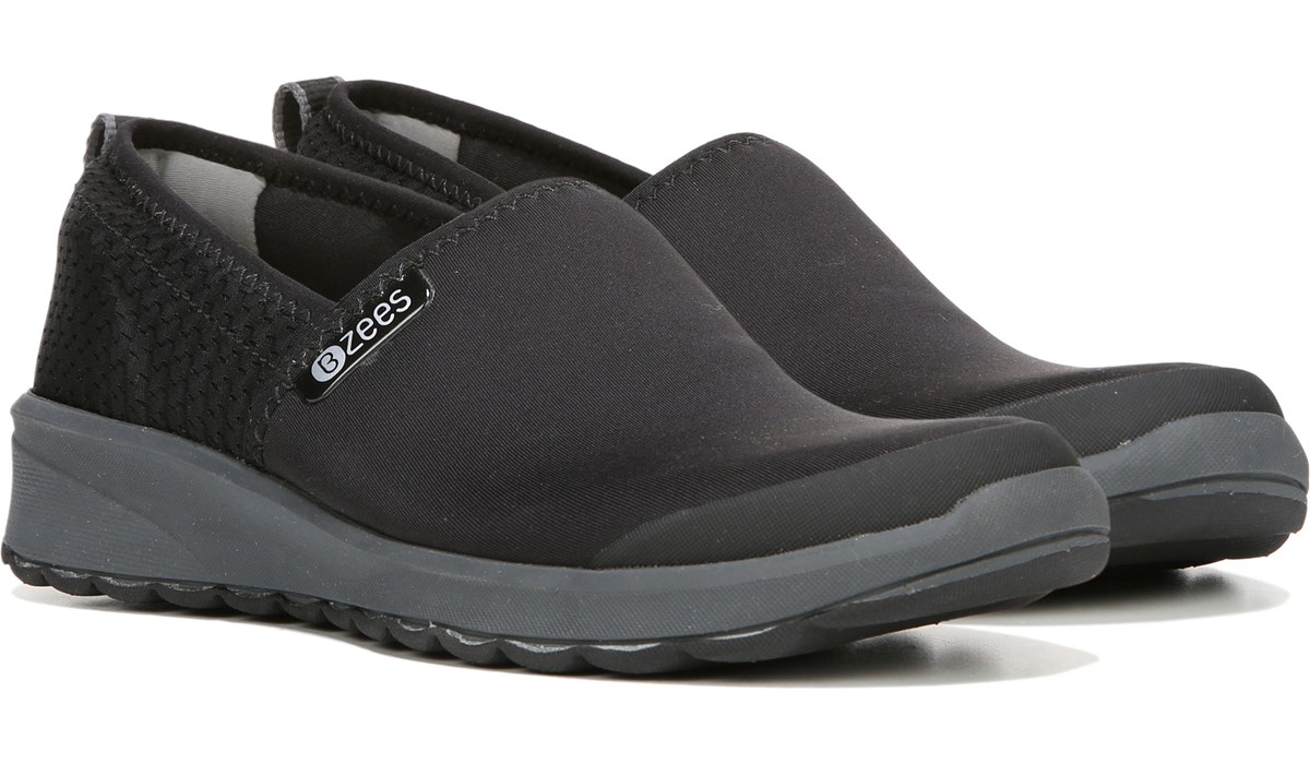 Bzees Glee Slip On Sneaker in Black 