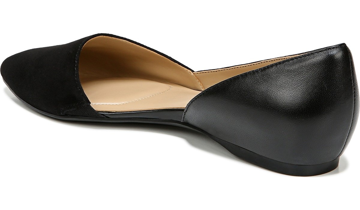 naturalizer samantha flats black