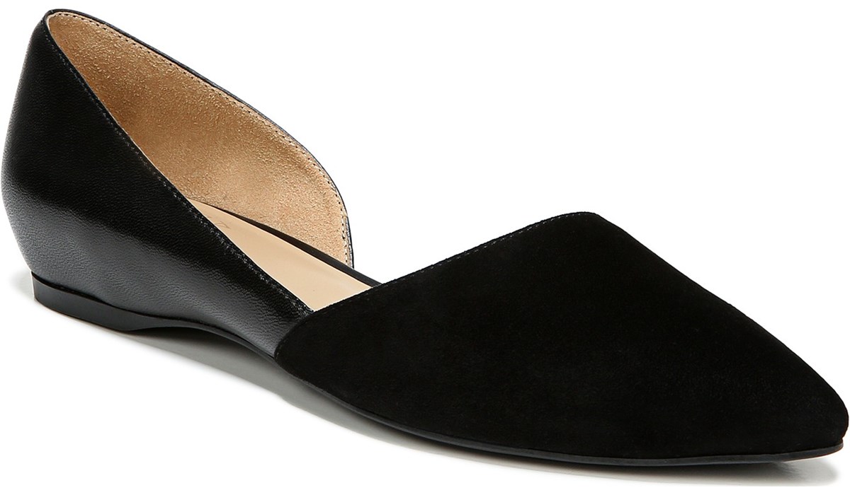 naturalizer samantha flats black