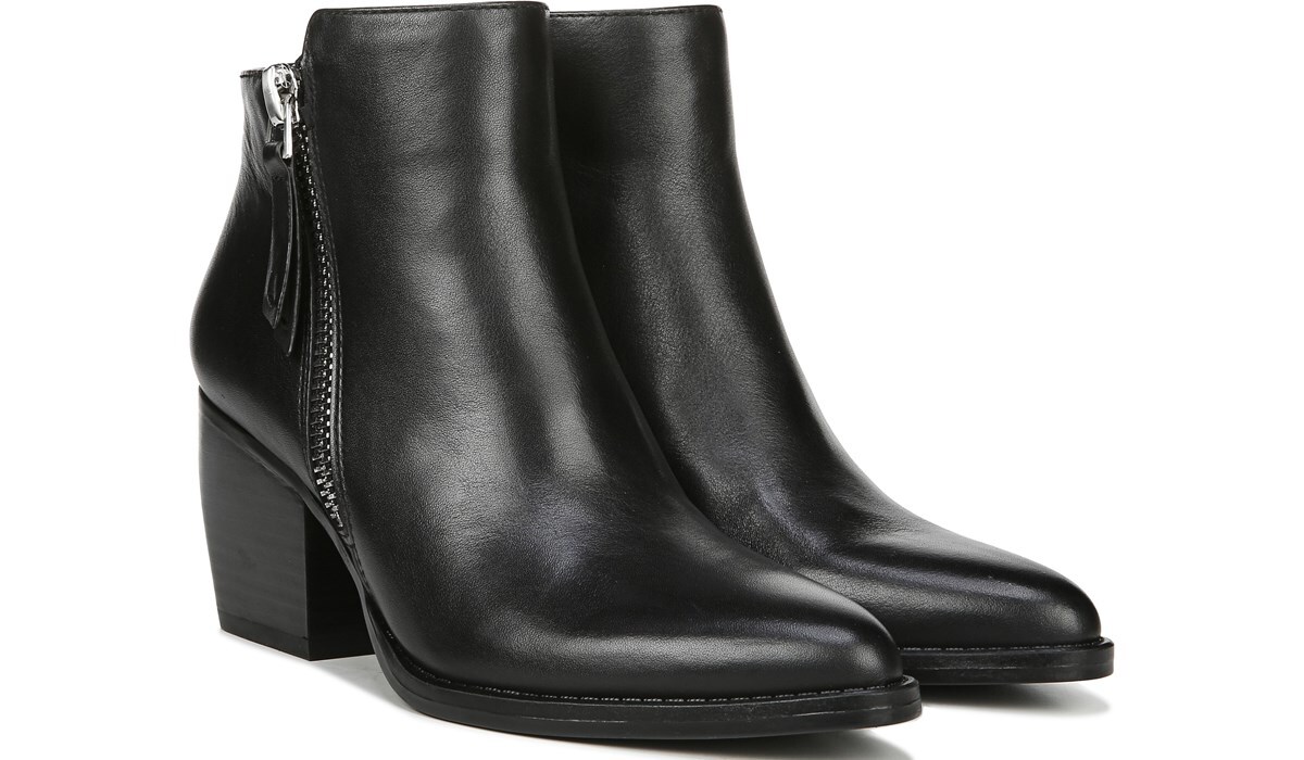 naturalizer black booties