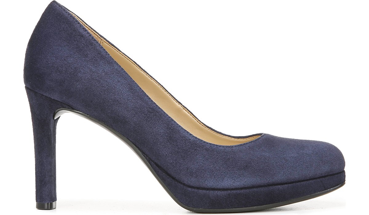 naturalizer navy blue heels