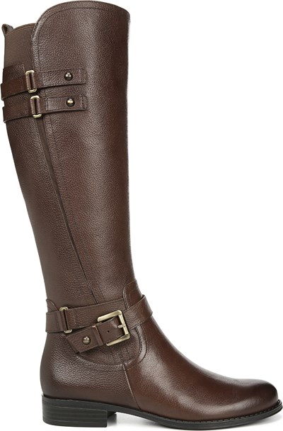 wide calf leather boots canada