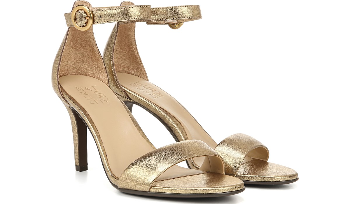 naturalizer gold sandals