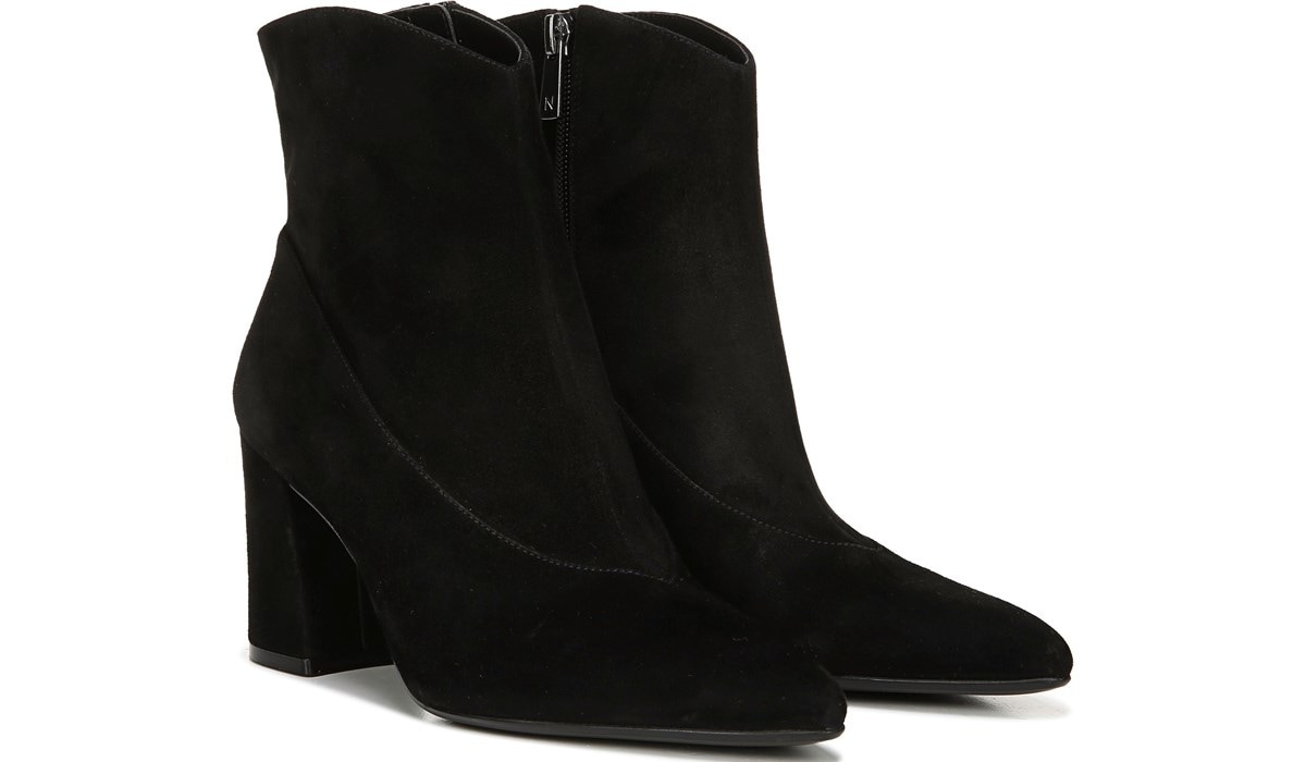 naturalizer black suede boots
