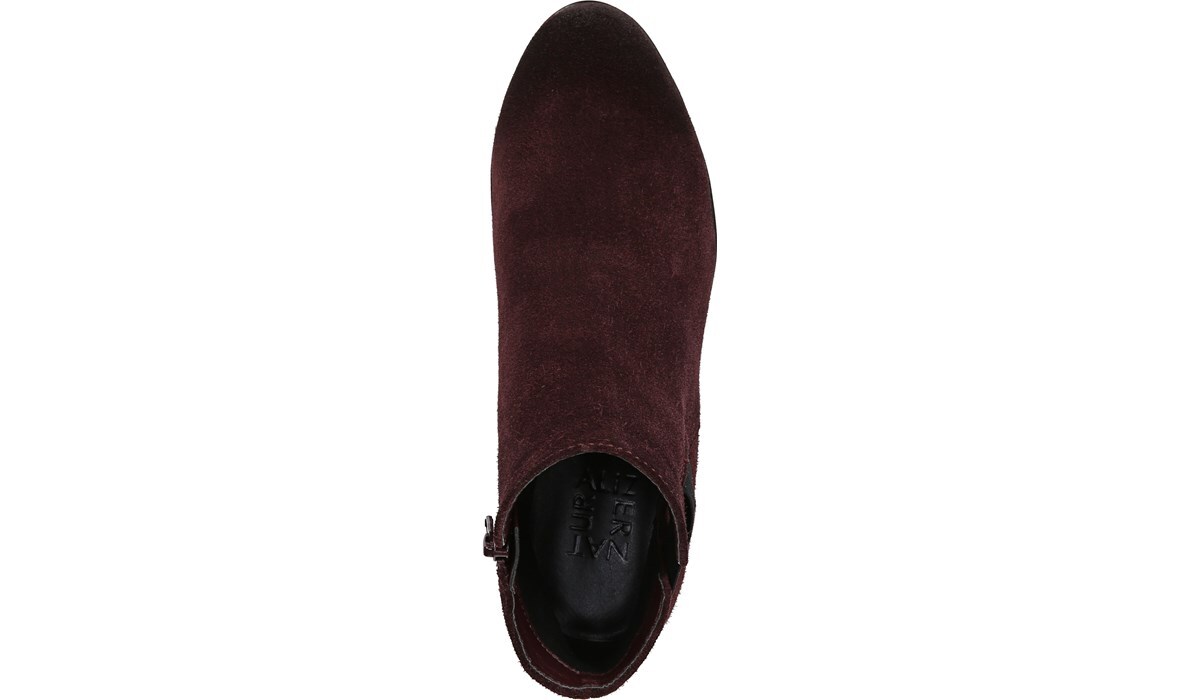 naturalizer laila leather wedge bootie