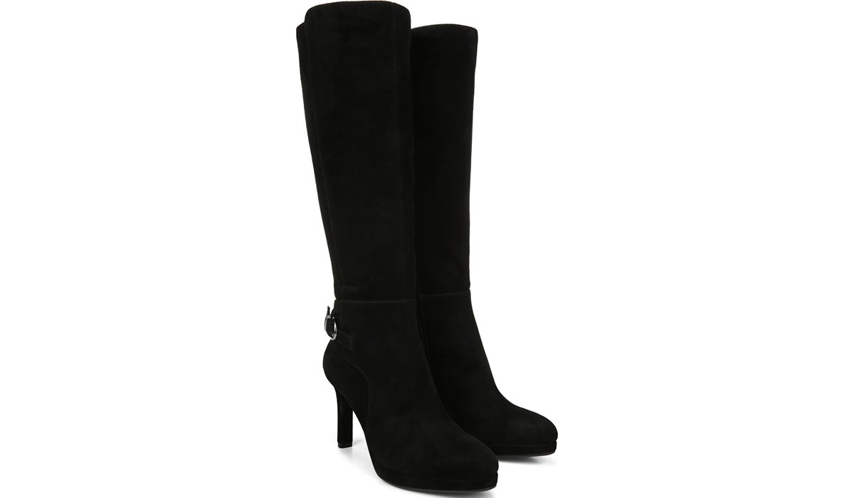 naturalizer tall black boots