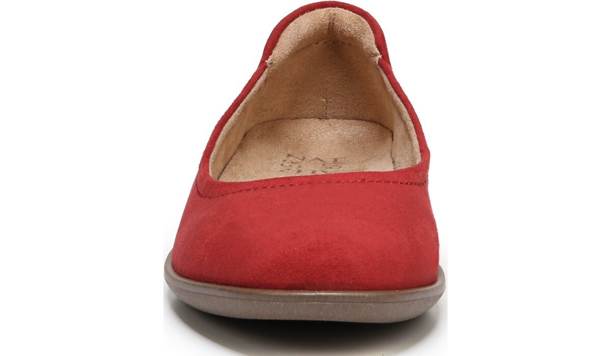 naturalizer flexy flats red
