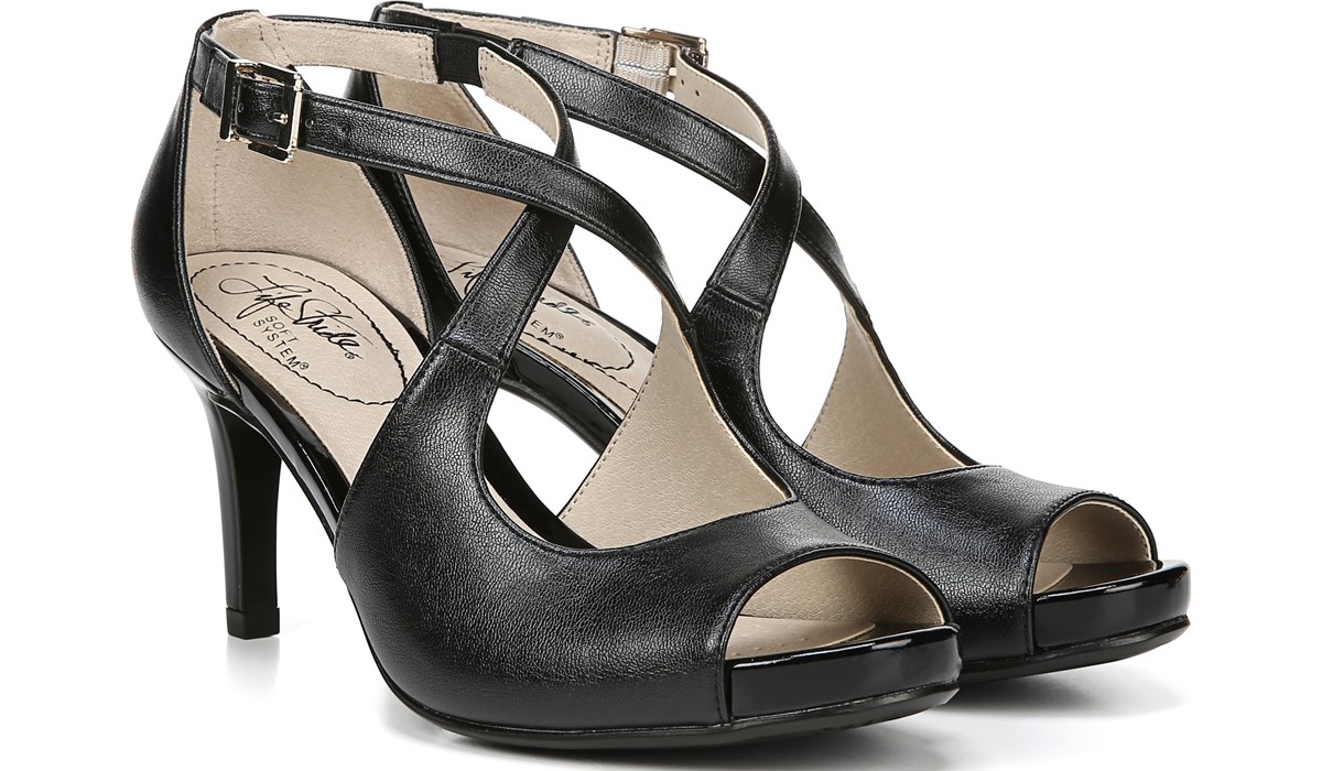 lifestride silver sandals