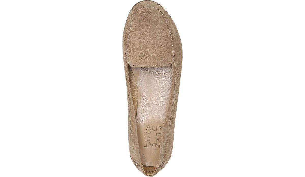 Naturalizer Saban in Oatmeal Suede Flats