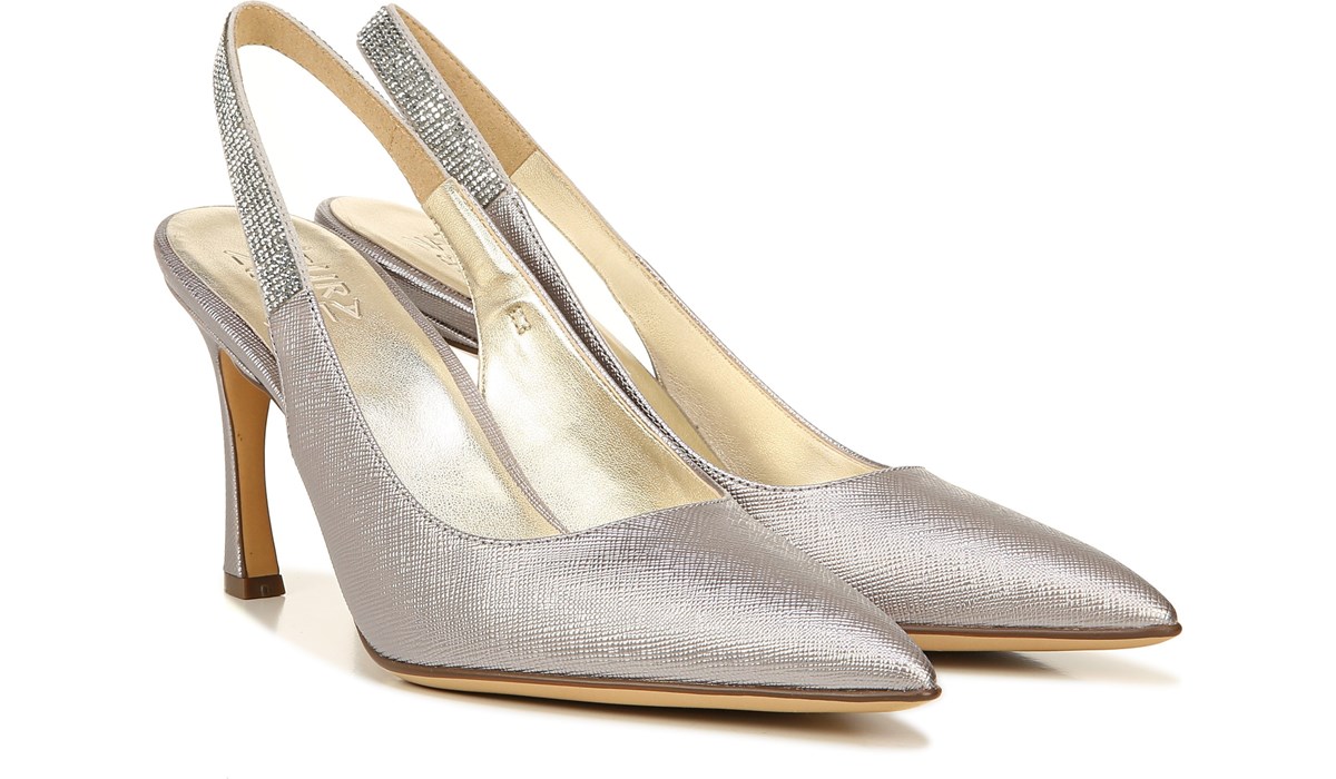 naturalizer silver heels