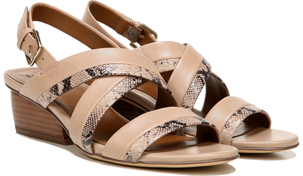 naturalizer snakeskin sandals