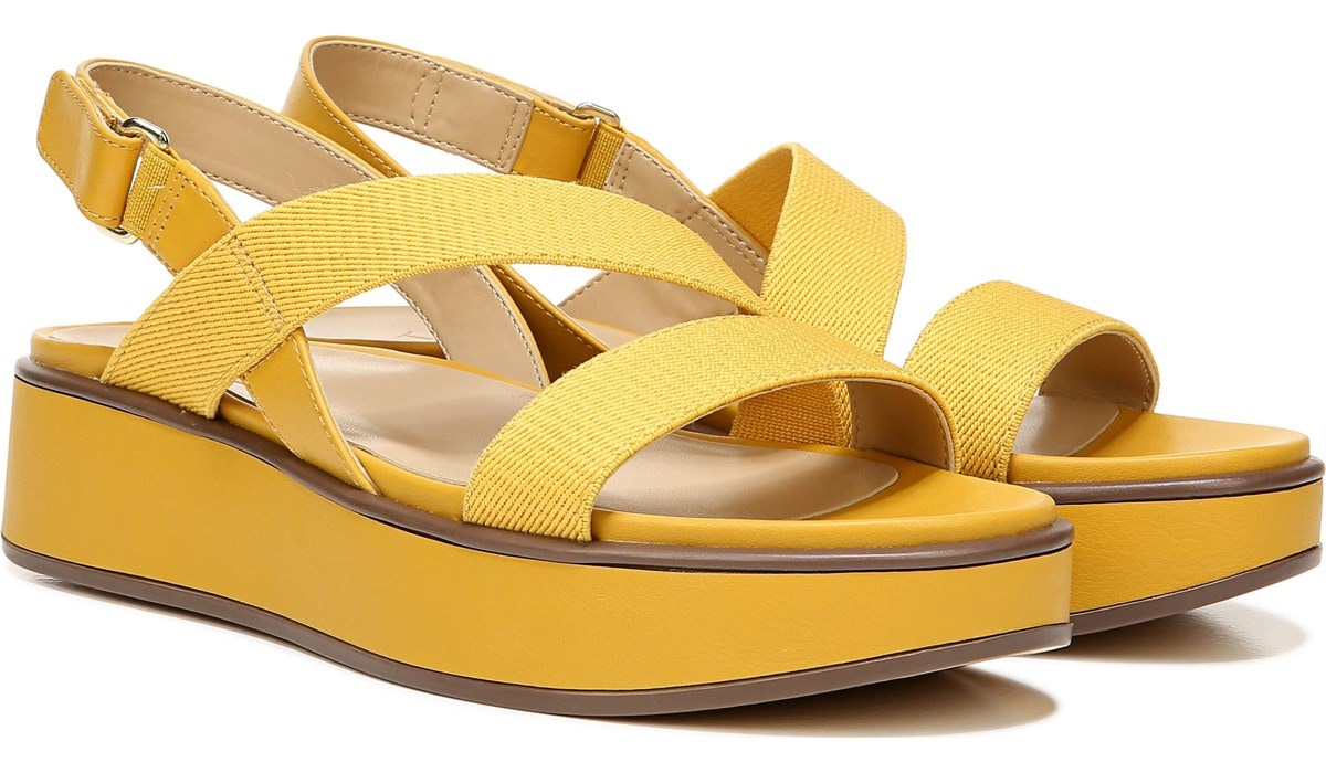naturalizer yellow sandals