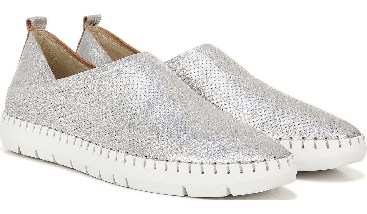 naturalizer silver loafers
