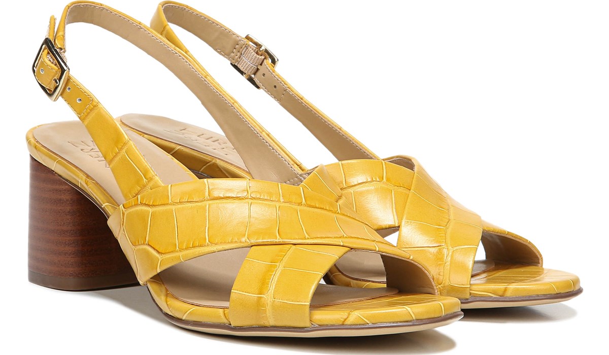 naturalizer yellow sandals