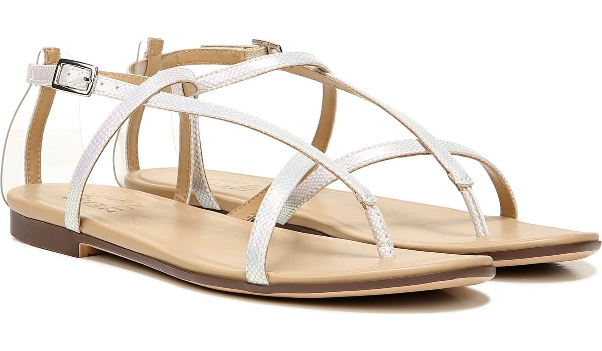 white sandals naturalizer