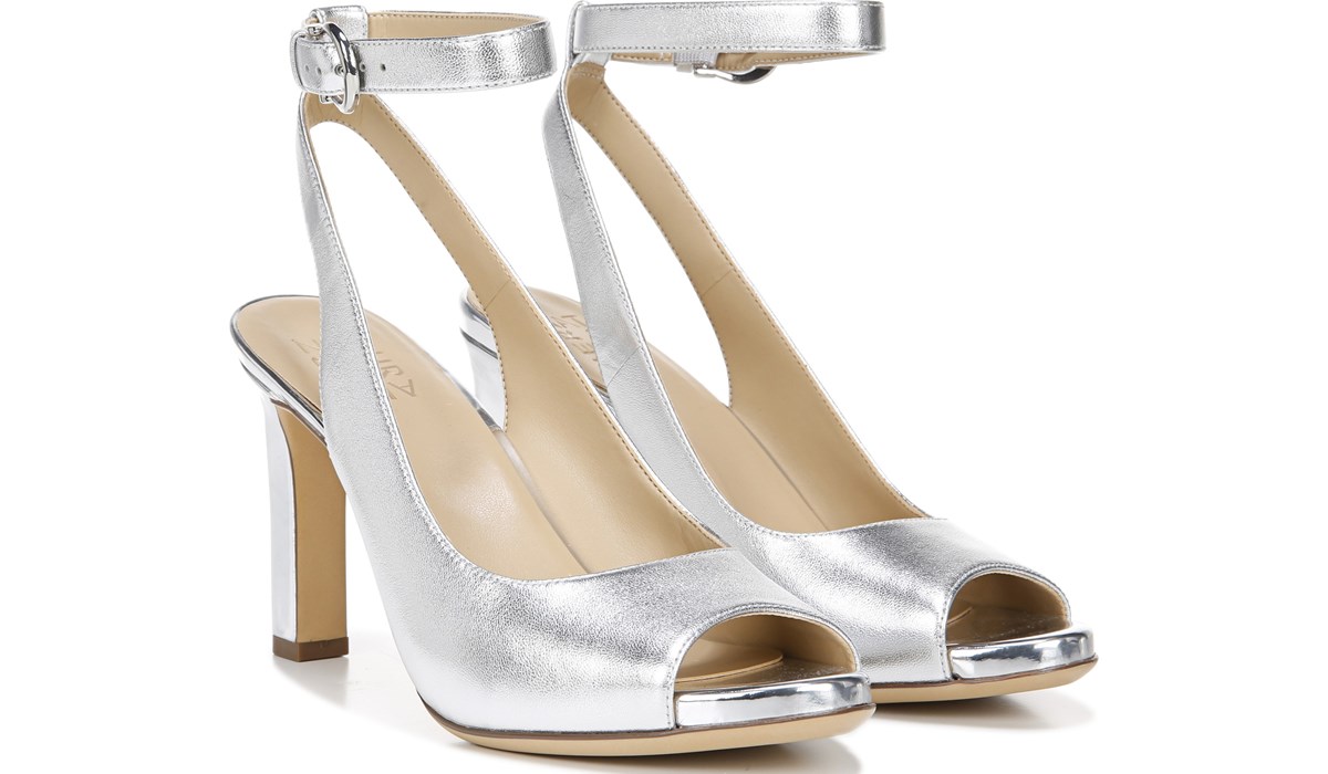 naturalizer banks slingback silver