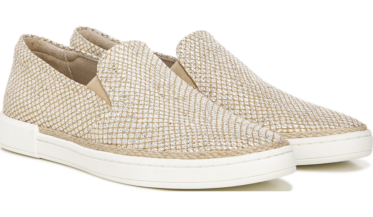cream slip on sneakers
