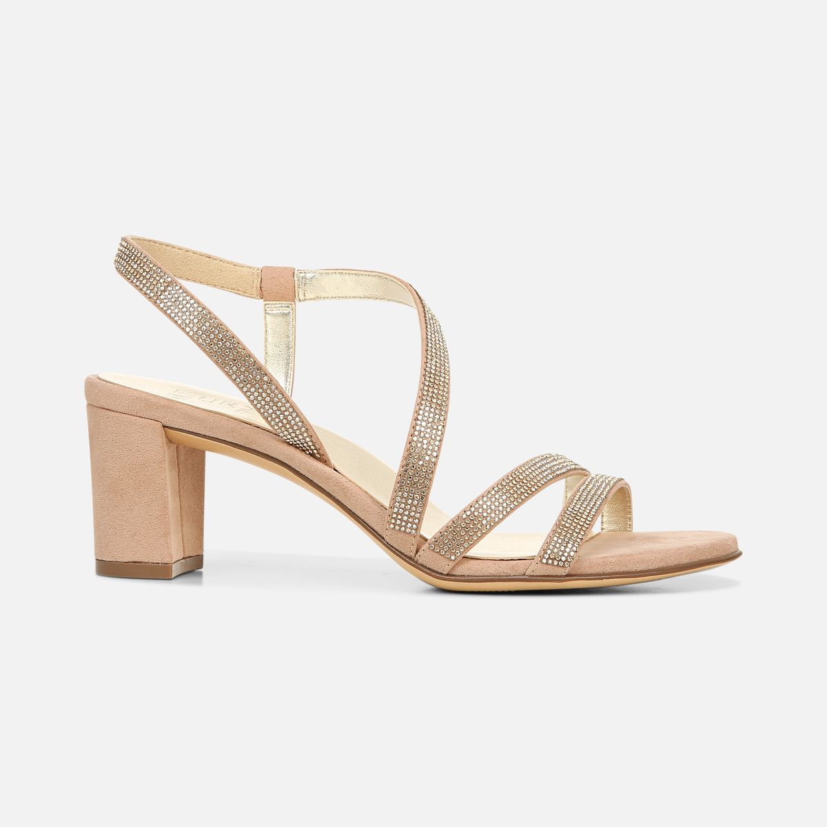 Strappy black heels Cute and comfortable. Straps are stretchy so they fit all feet! Low heel 