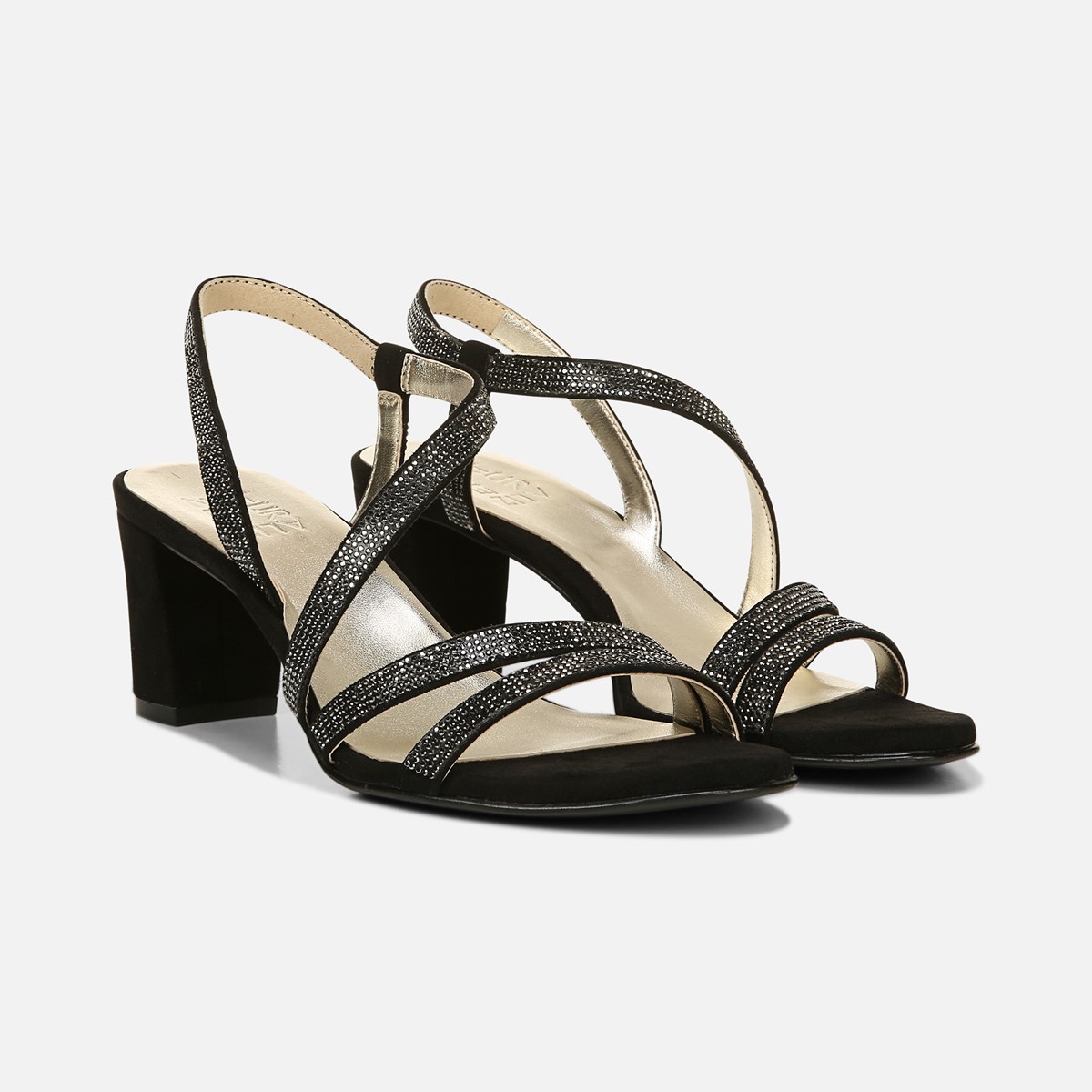 black dress sandals