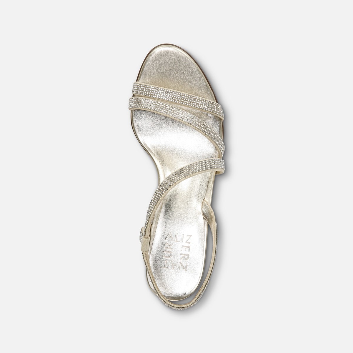 naturalizer vanessa strappy sandals champagne