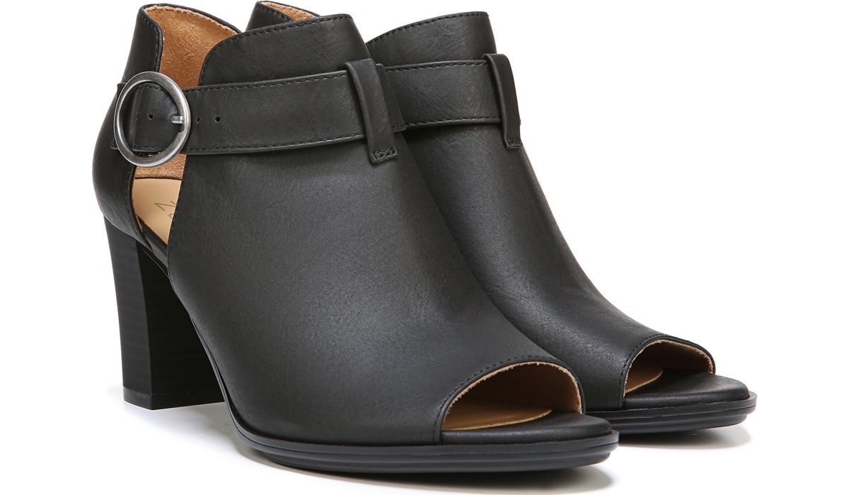 naturalizer peep toe booties