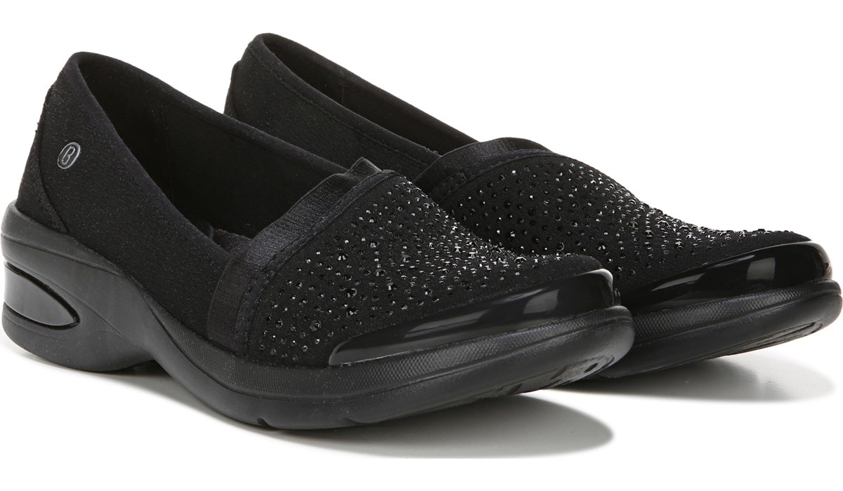 rhinestone slip on sneakers