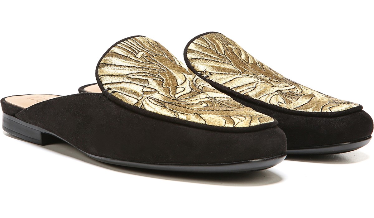 Naturalizer Eden in Black Fabric Flats 