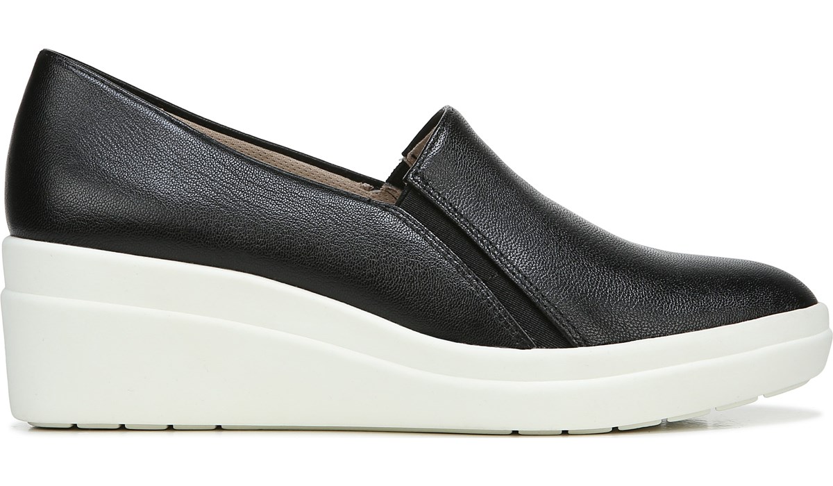 naturalizer snowy slip on wedge