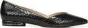 Black Snake Print Leather