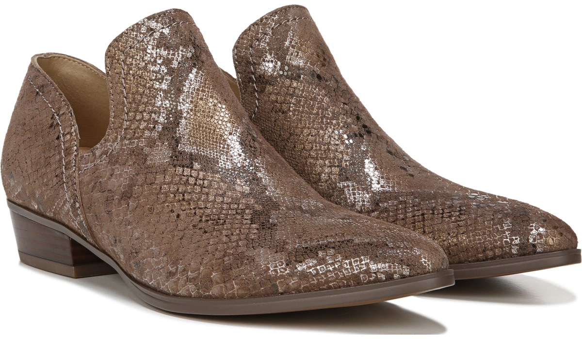 snake leather boots