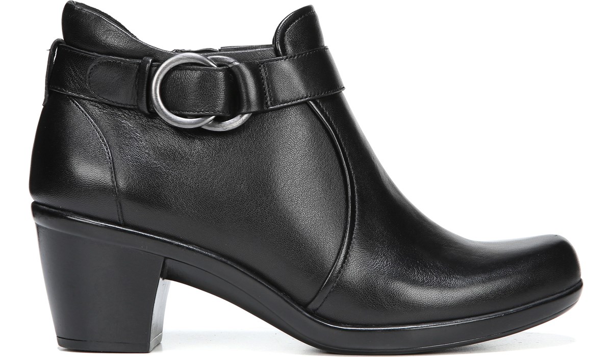 Naturalizer Elisa in Black Leather Boots