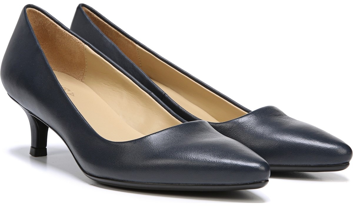 Naturalizer Gia in Navy Leather Heels 