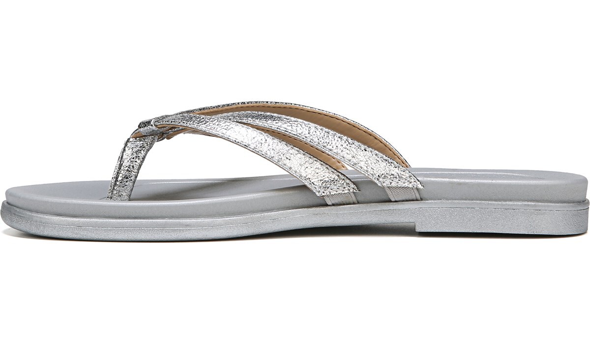 Naturalizer Daisy in Silver Sandals