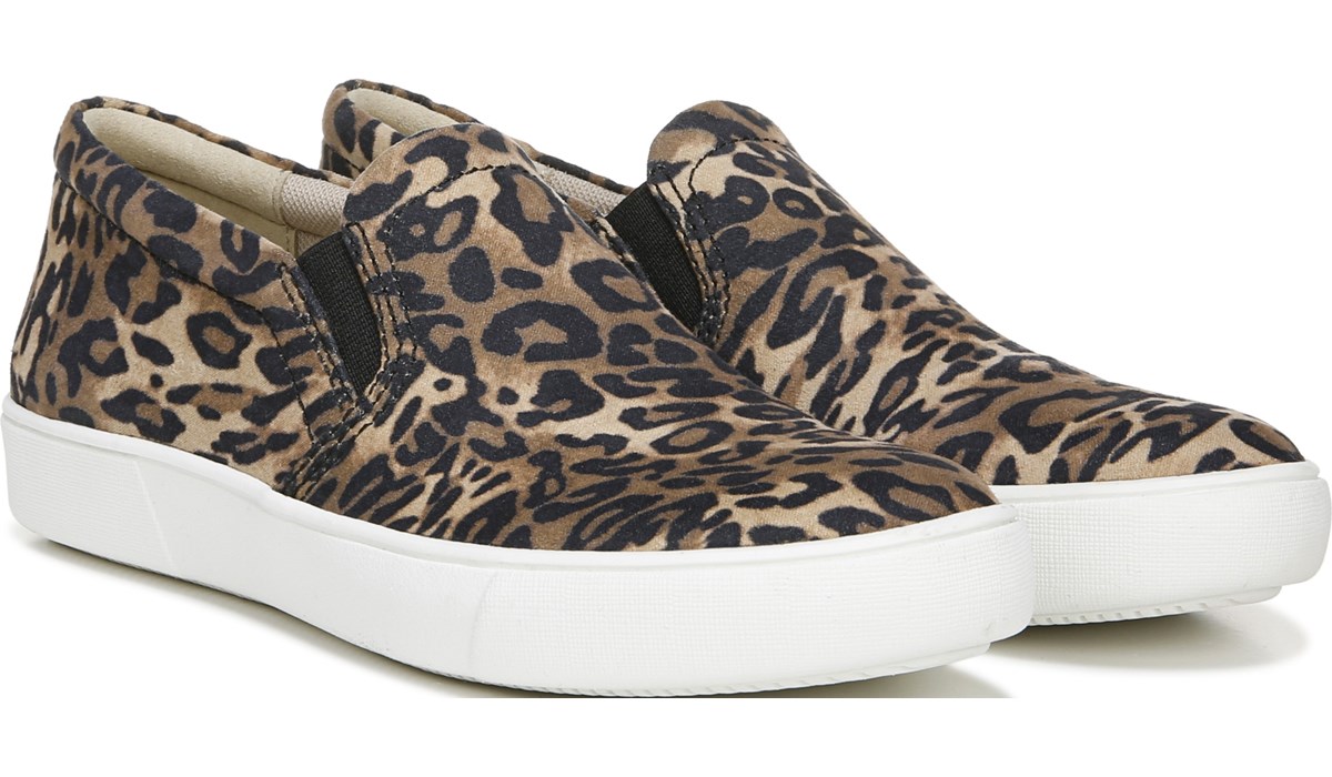 cheetah slip on sneaker