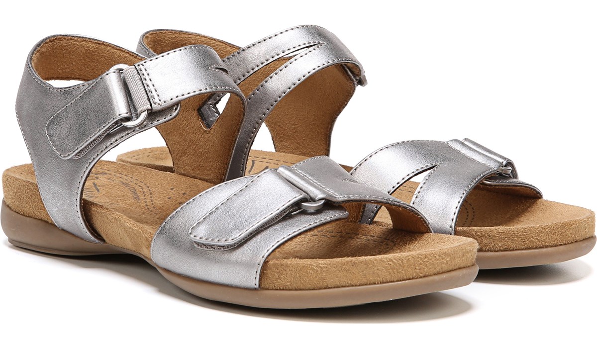 naturalizer pewter sandals