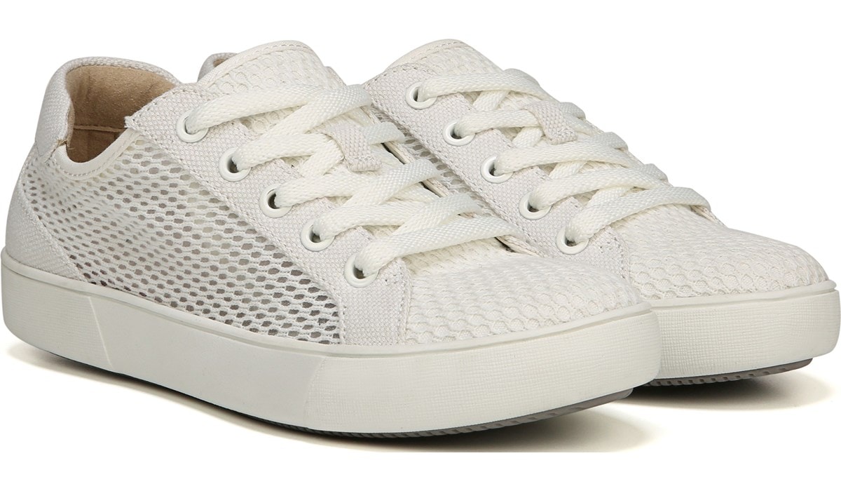 naturalizer white leather sneakers