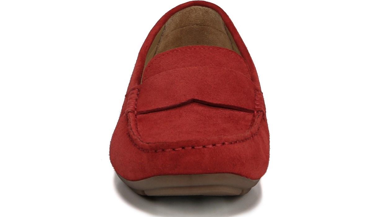 naturalizer red flat shoes